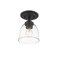 Z-Lite Ashton 1 Light Flush Mount, Bronze & Clear 460F1-BRZ - alternate 5